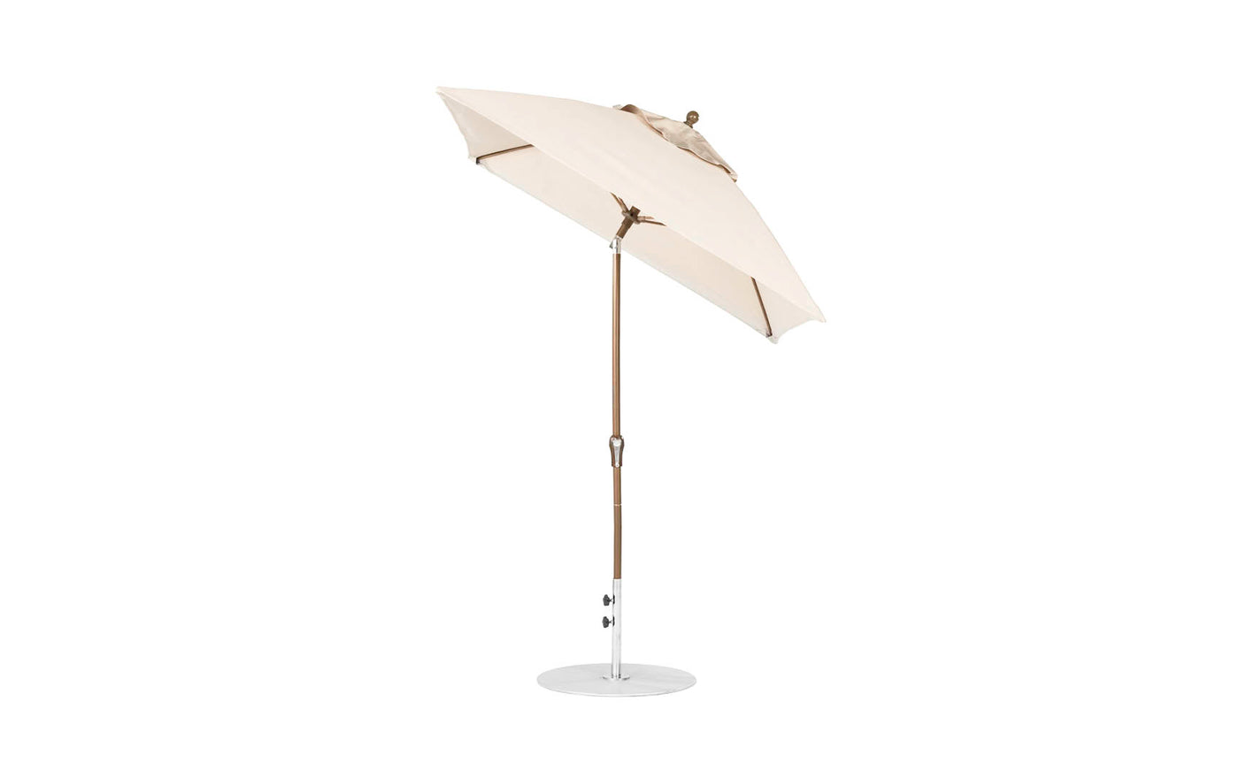 Essential Fiberglass Umbrella - 6.5' Square Crank Auto Tilt