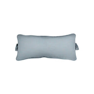 The Ledge Lounger Signature Headrest Pillow is a rectangular light gray pillow with a subtle sheen and softly curved edges, ideal for in-pool relaxation. Its minimalist design on a white background offers customizable options to complement any style.