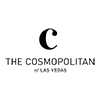 Logo of The Cosmopolitan of Las Vegas featuring a large letter C above the text. The design is minimalist with a black and white color scheme.