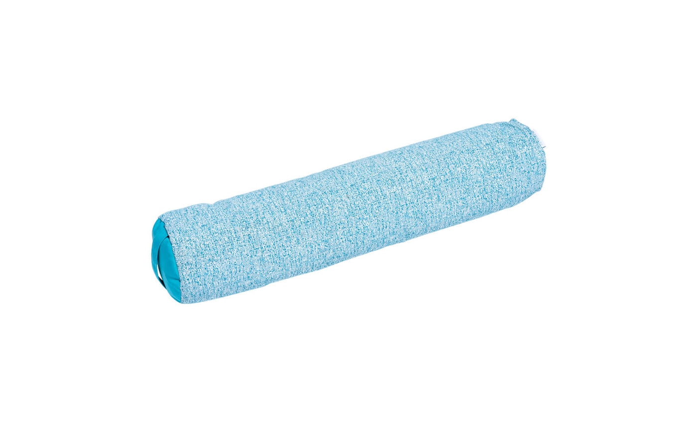 Laze Doodle by Ledge Lounger: Blue paint roller cover with a slightly textured surface, isolated on white.