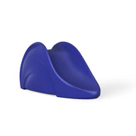 The Ledge Lounger Signature Slide is a delightful small blue slide for children, perfect for poolside or tanning ledges. It includes two side rails and a smooth, slightly curved surface for easy sliding fun against a white backdrop.
