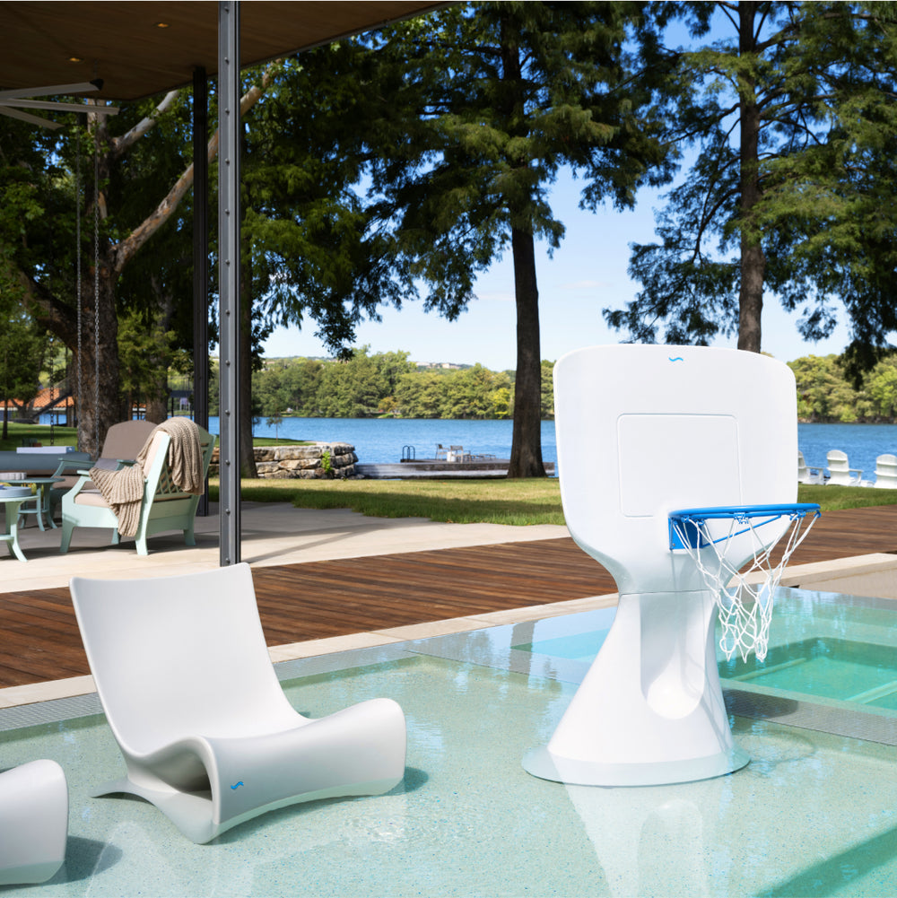 Ledge lounger in-pool and outdoor furniture
