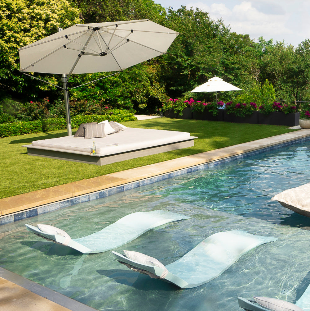 Ledge lounger in-pool and outdoor furniture