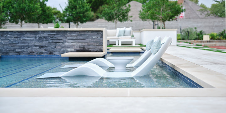 Ledge Autograph Chaises on the ledge