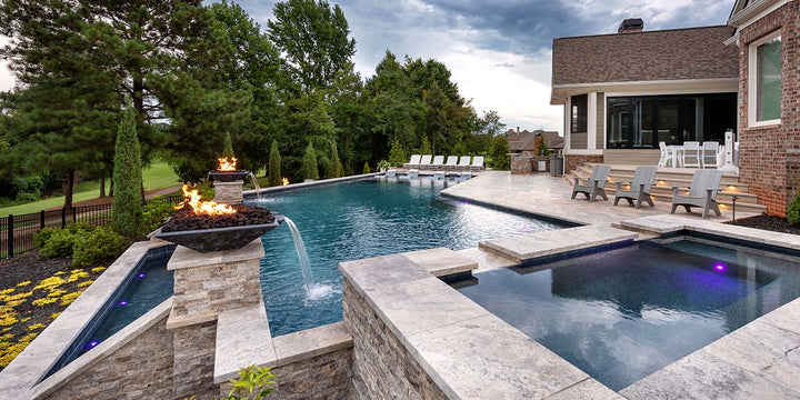 Pool area outside