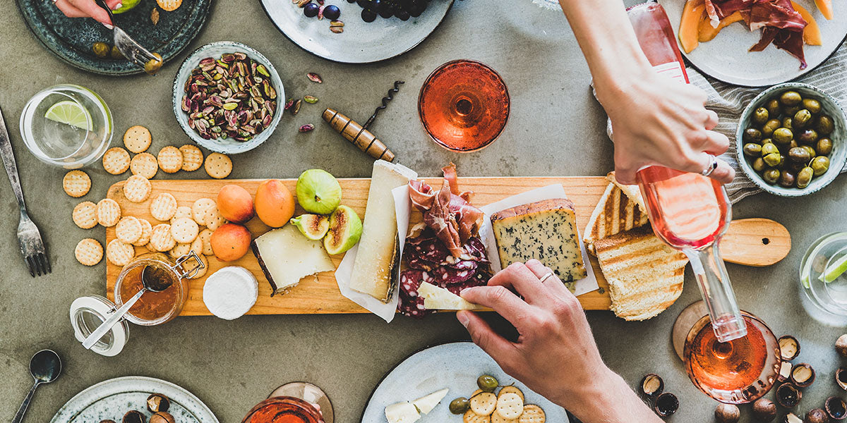 Charcuterie Board out for a social gathering