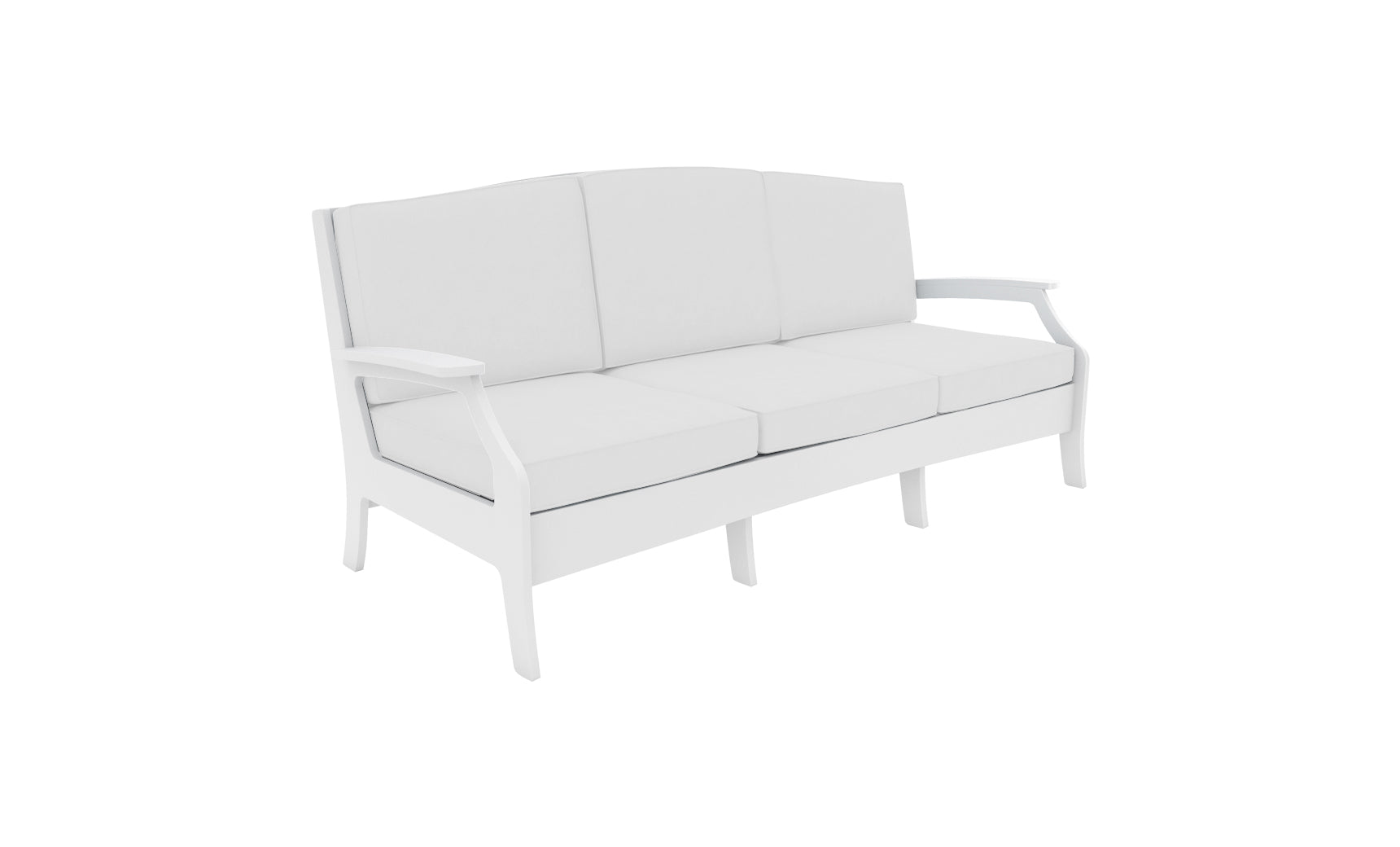 Plastic outdoor couch hot sale