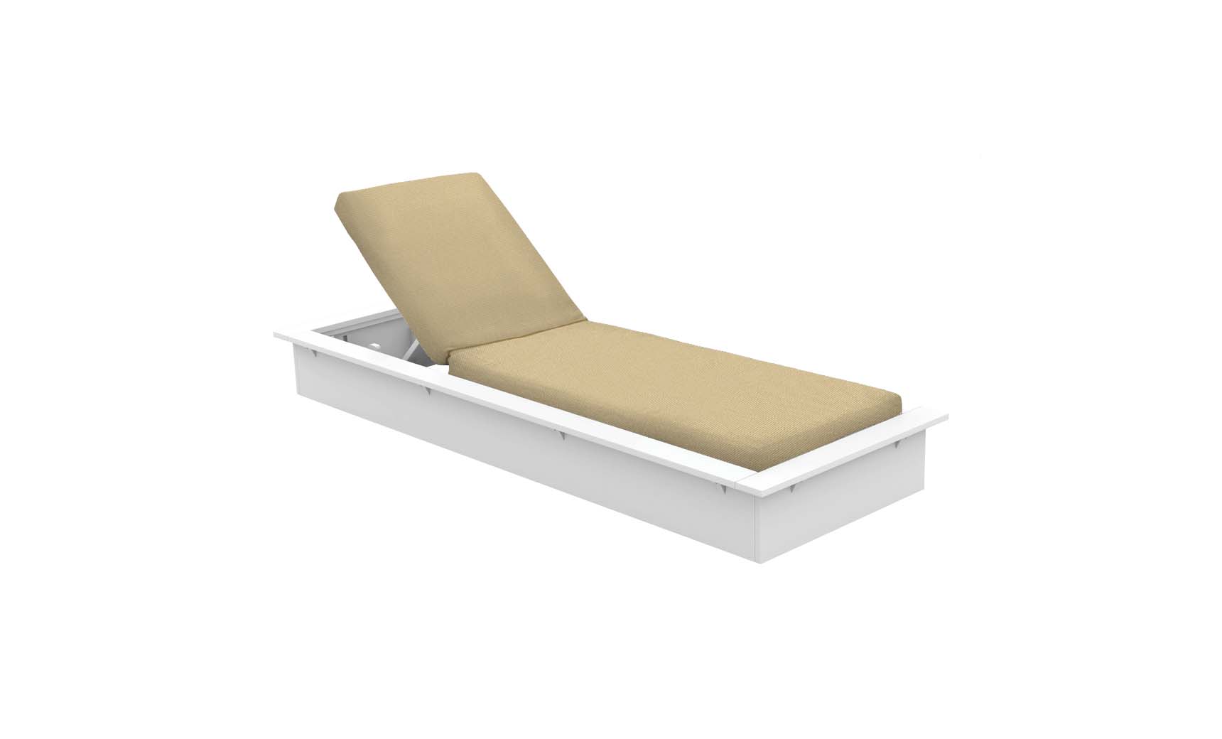 Patio Poolside Lounge Furniture Ledge Lounger