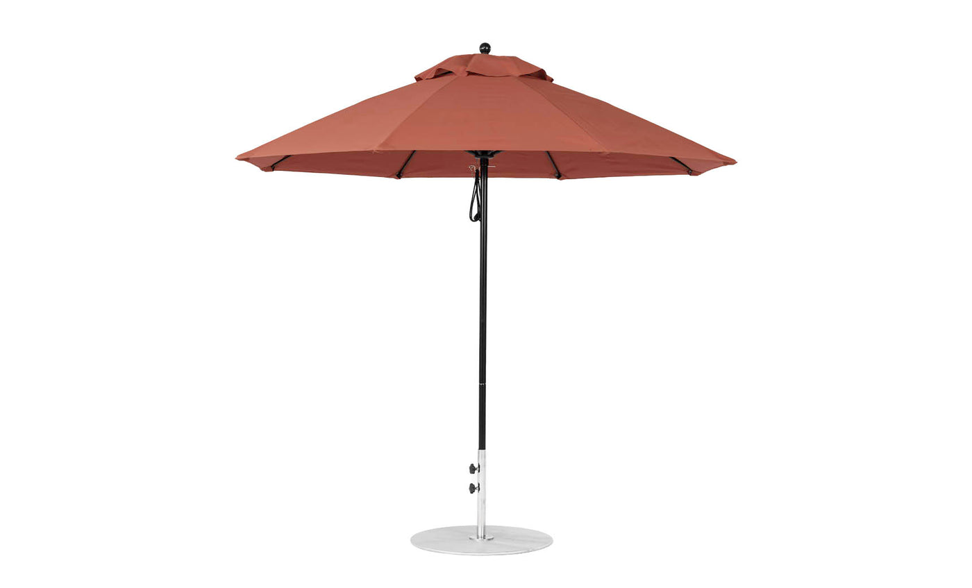 9' Octagon Pulley Essential Fiberglass Umbrella