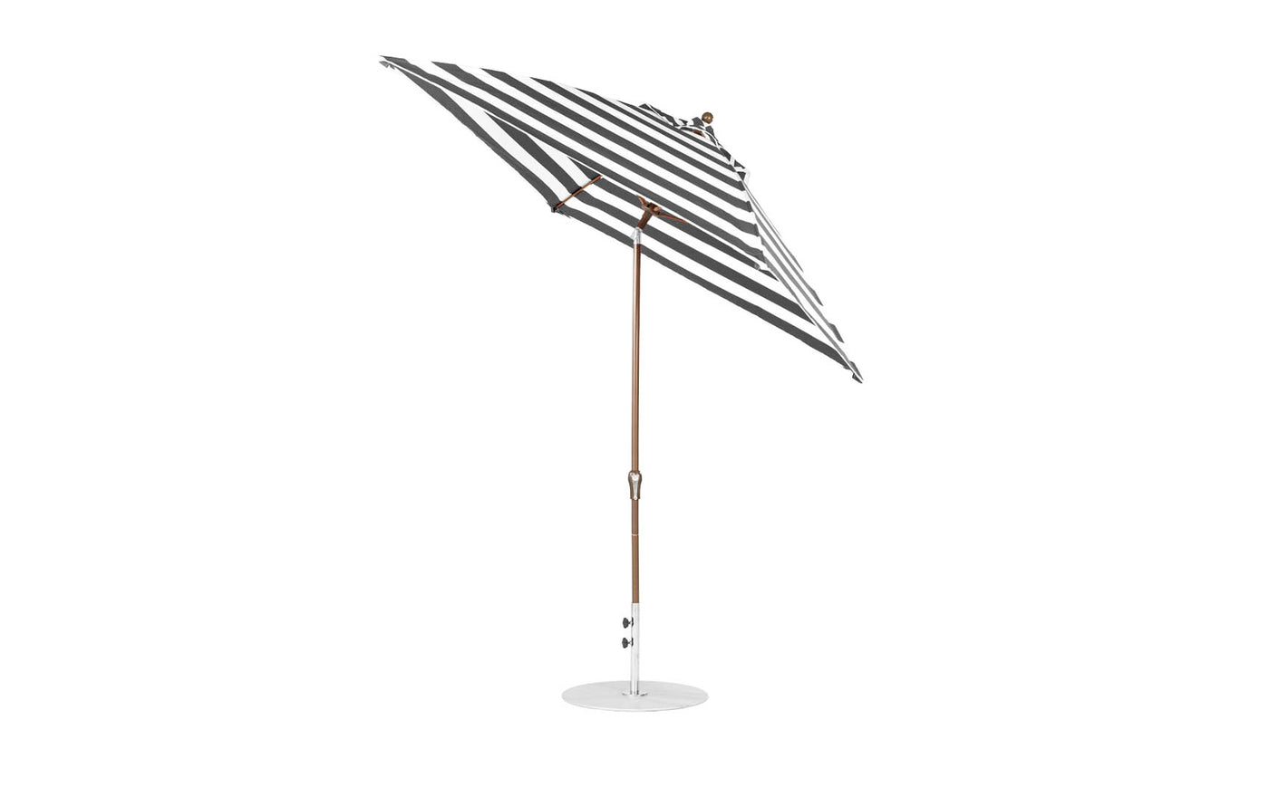 7.5' Square Crank Auto Tilt Essential Fiberglass Umbrella