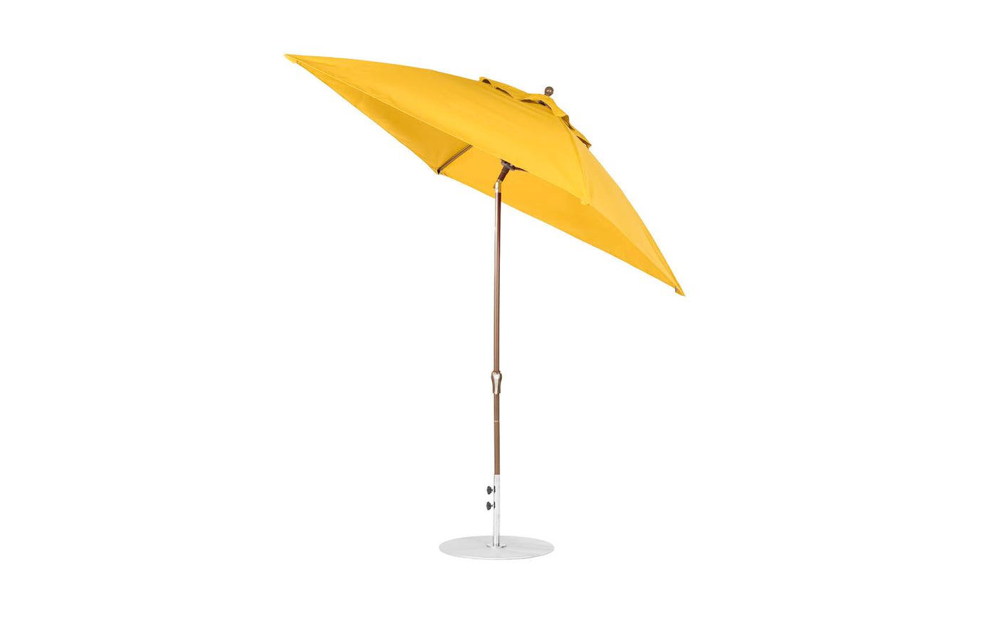7.5' Square Crank Auto Tilt Essential Fiberglass Umbrella