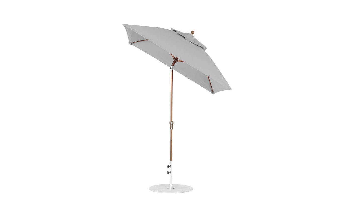 Essential Fiberglass Umbrella - 6.5' Square Crank Auto Tilt