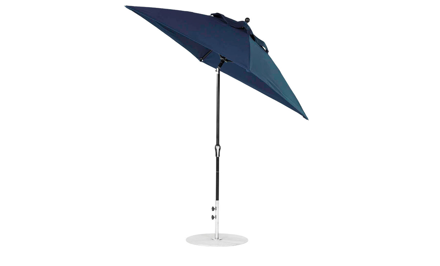 adjustable stand alone tilt patio umbrella 6.5' Square Crank Auto Tilt Essential Fiberglass Umbrella
