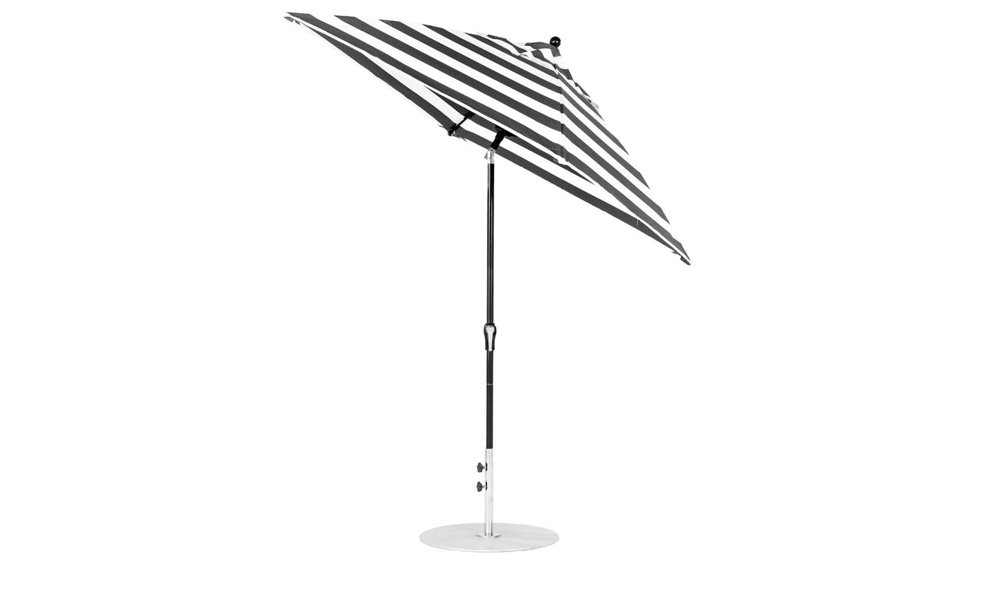 6.5' Square Crank Auto Tilt Essential Fiberglass Umbrella