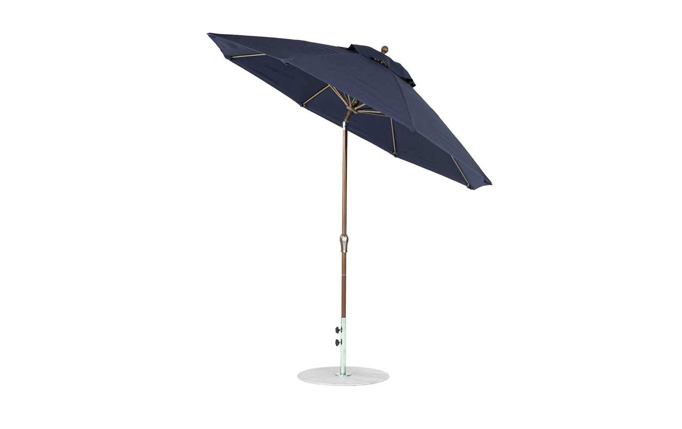 leinenkugels tilting patio umbrella 9' Octagon Crank Auto Tilt Essential Fiberglass Umbrella
