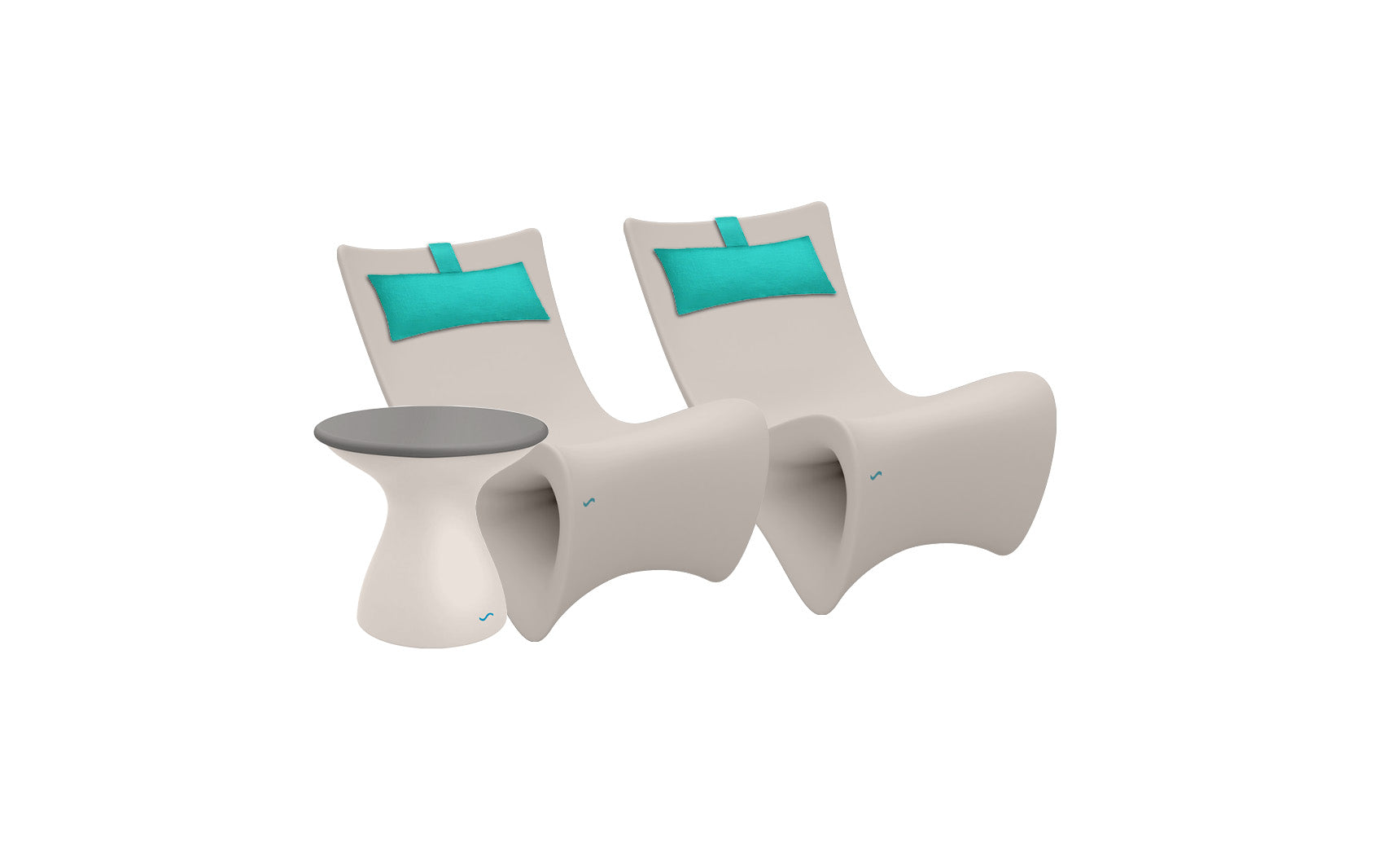 Ultimate Luxury In-Pool Chair Duo