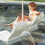 Relaxation In-Pool Chair & Ice Bin Bundle - Lowback