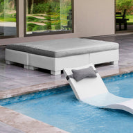 Affinity Square Sunbed with Flat Cushion