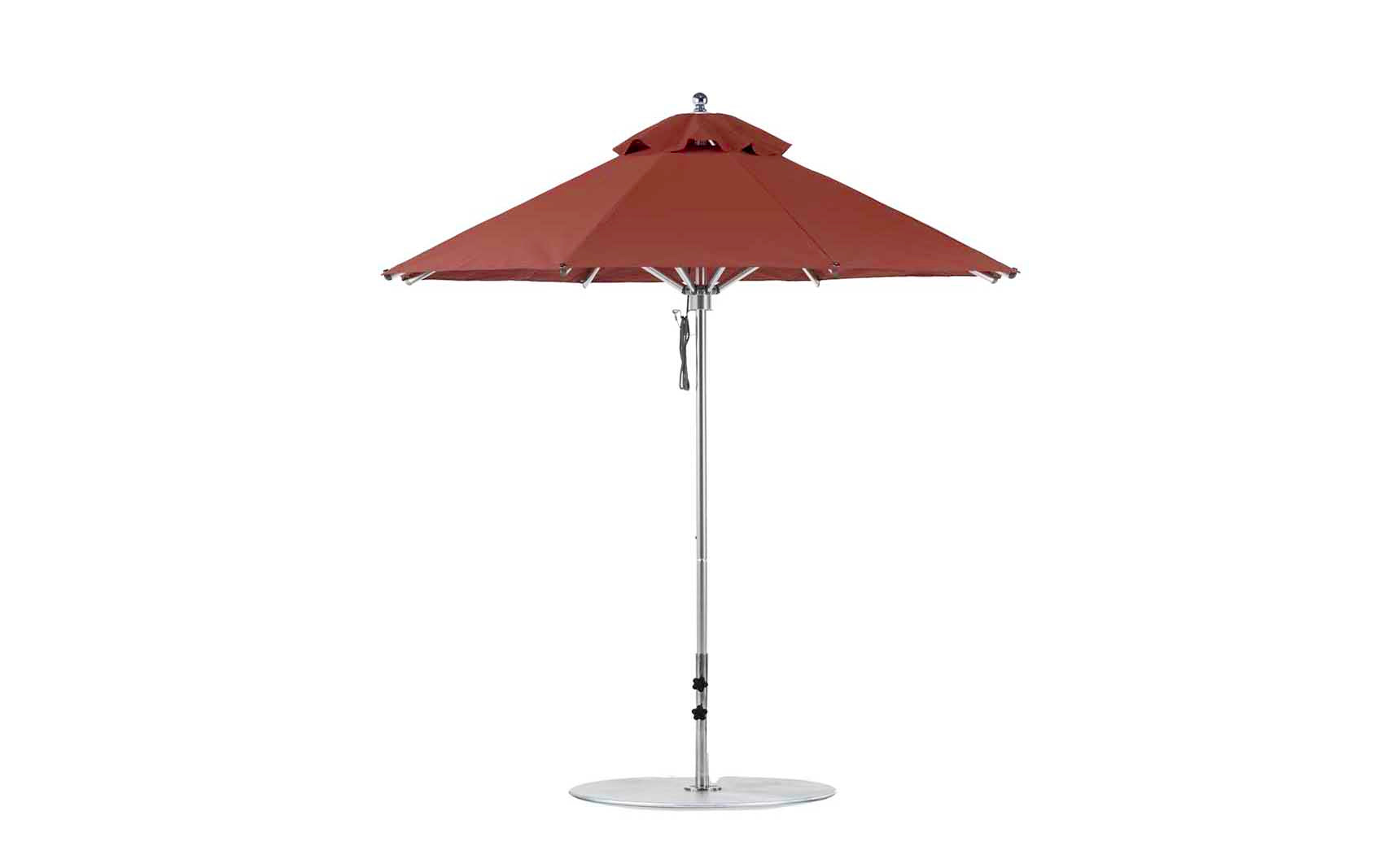 flat patio umbrella 7.5' Octagon Pulley Premier Umbrella