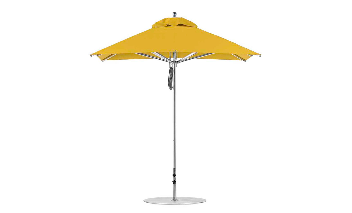 7 ft wall hugger patio umbrella 7.5' Square Pulley Premier Umbrella