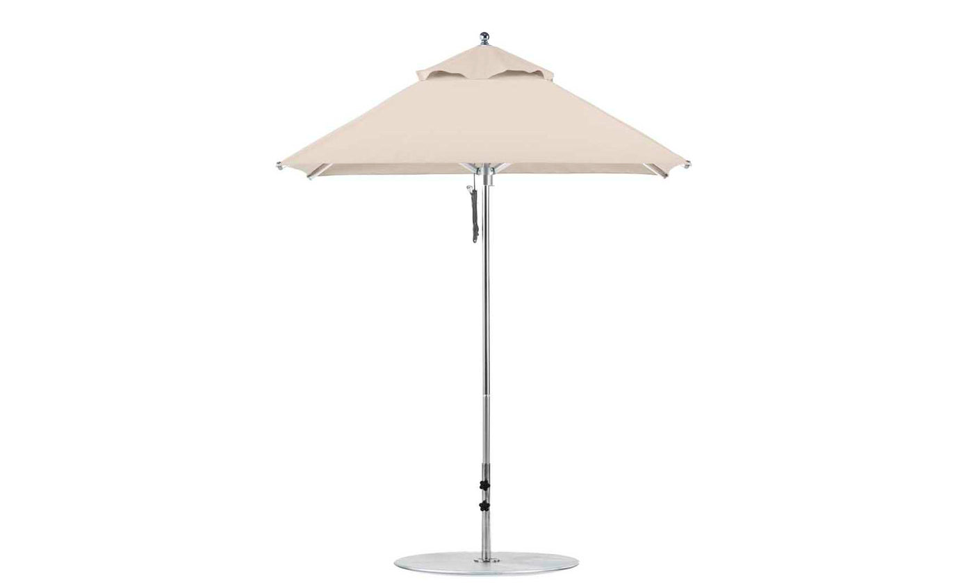 Premier Aluminum Umbrella - 6.5' Square Pulley
