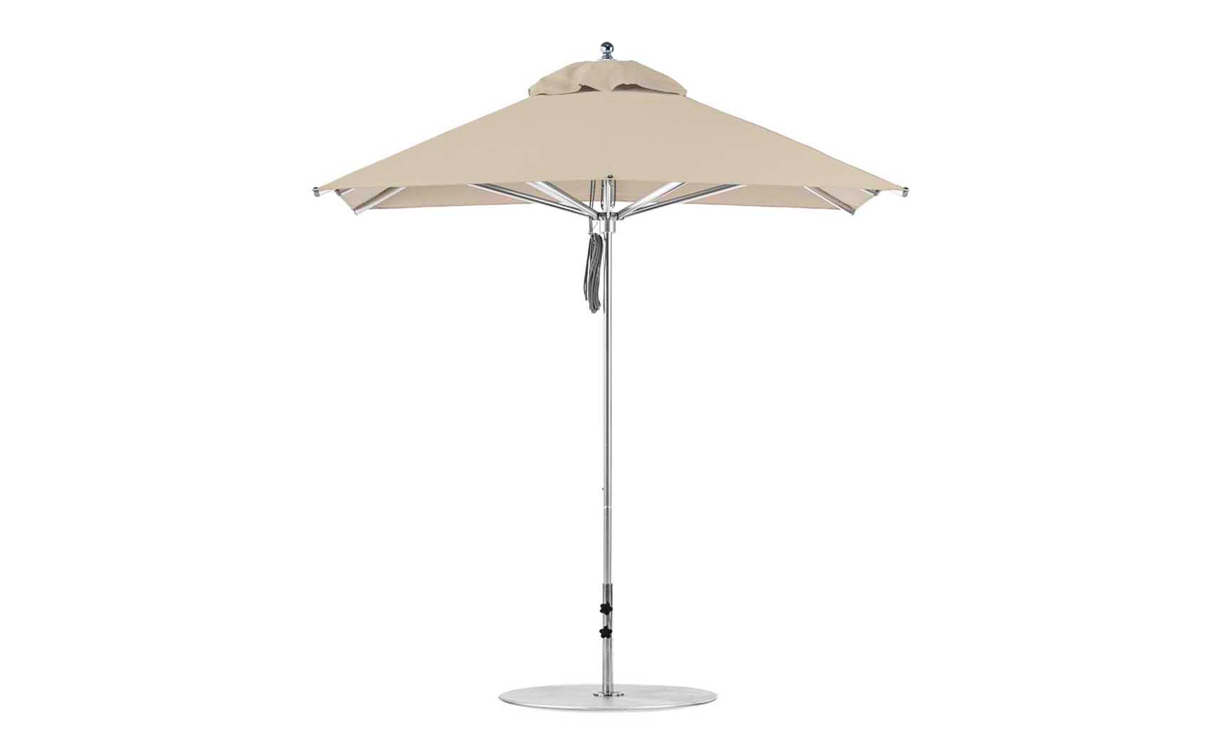 7 ft patio umbrella with 1.25 pole Ledge Lounger Premier Aluminum Umbrella