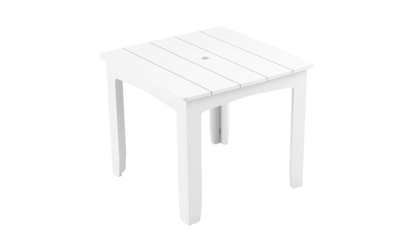 dining table patio with umbrella hole Ledge Lounger Mainstay Square Dining Table, 60" (seats 8) / Black