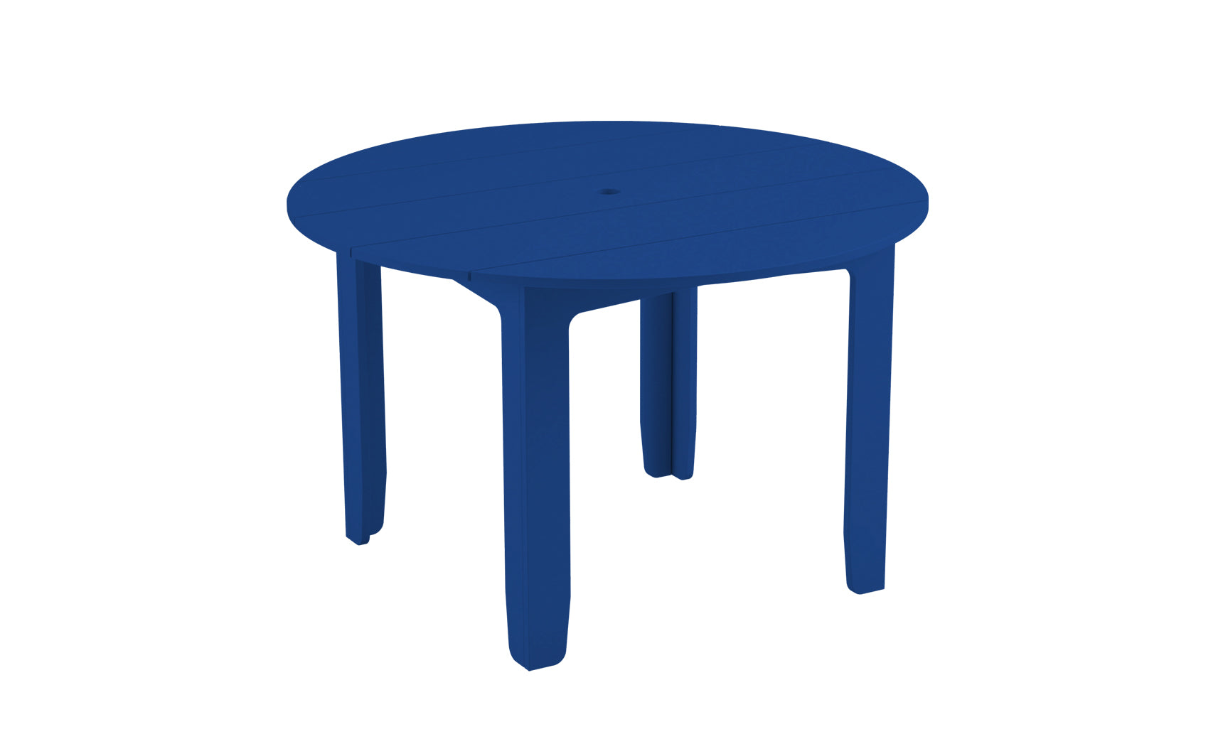 60 round patio table with umbrella hole Ledge Lounger Mainstay Round Dining Table, 48" (seats 4) / Navy