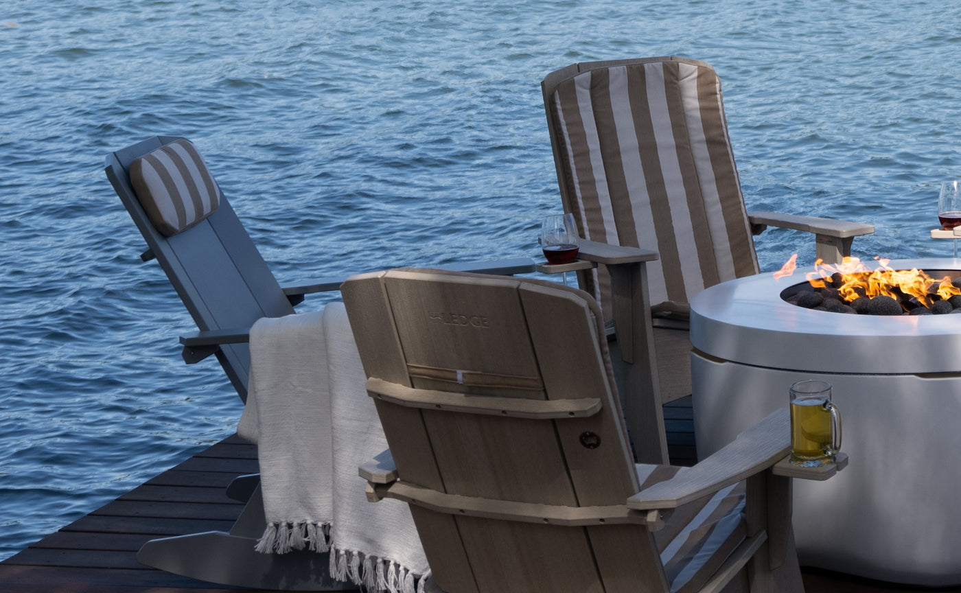 Adirondack Chair Headrest Pillow Ledge Lounger - Main Image