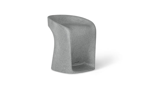 The Signature Barstool Counter Height by Ledge Lounger offers a modern, sculptural design with a high backrest and curved silhouette. Its smooth surface and wide seat blend form and function seamlessly for a sleek, contemporary aesthetic.