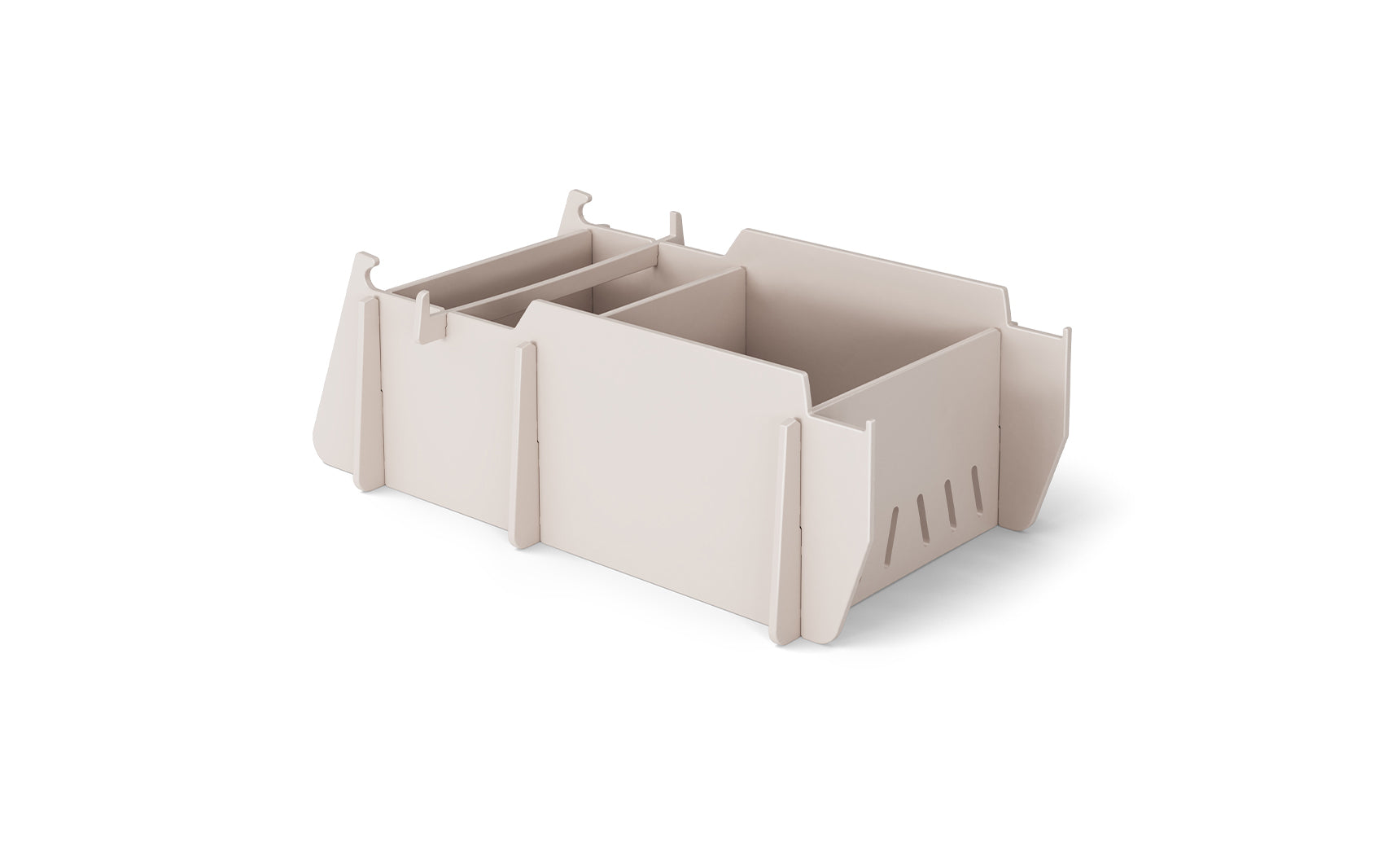 The Ledge Lounger Signature Lowback Chair With Tall Riser is shown on a white background. Its sturdy, angled design and spacious compartments make it perfect for organizing poolside seating essentials or tanning ledge chair accessories.