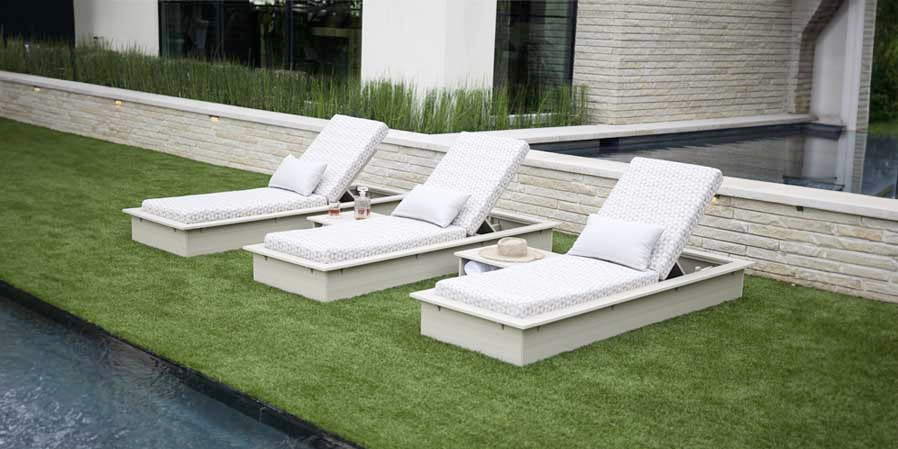 Pool loungers builders discount warehouse