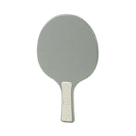 A Ledge Lounger Table Tennis Paddle with a gray face and light gray handle is displayed against a white background, ideal for the Ledge Table Tennis Set.