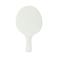 The Ledge Lounger Table Tennis Paddle features an oval shape with a textured surface and short handle, reminiscent of a ping pong paddle, displayed against a plain white background.