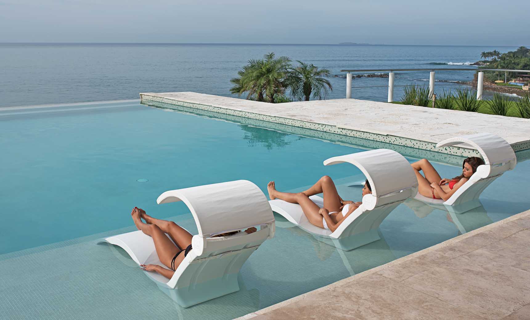 Ledge Lounger Signature Chaise Deep In Pool Chaise Lounger