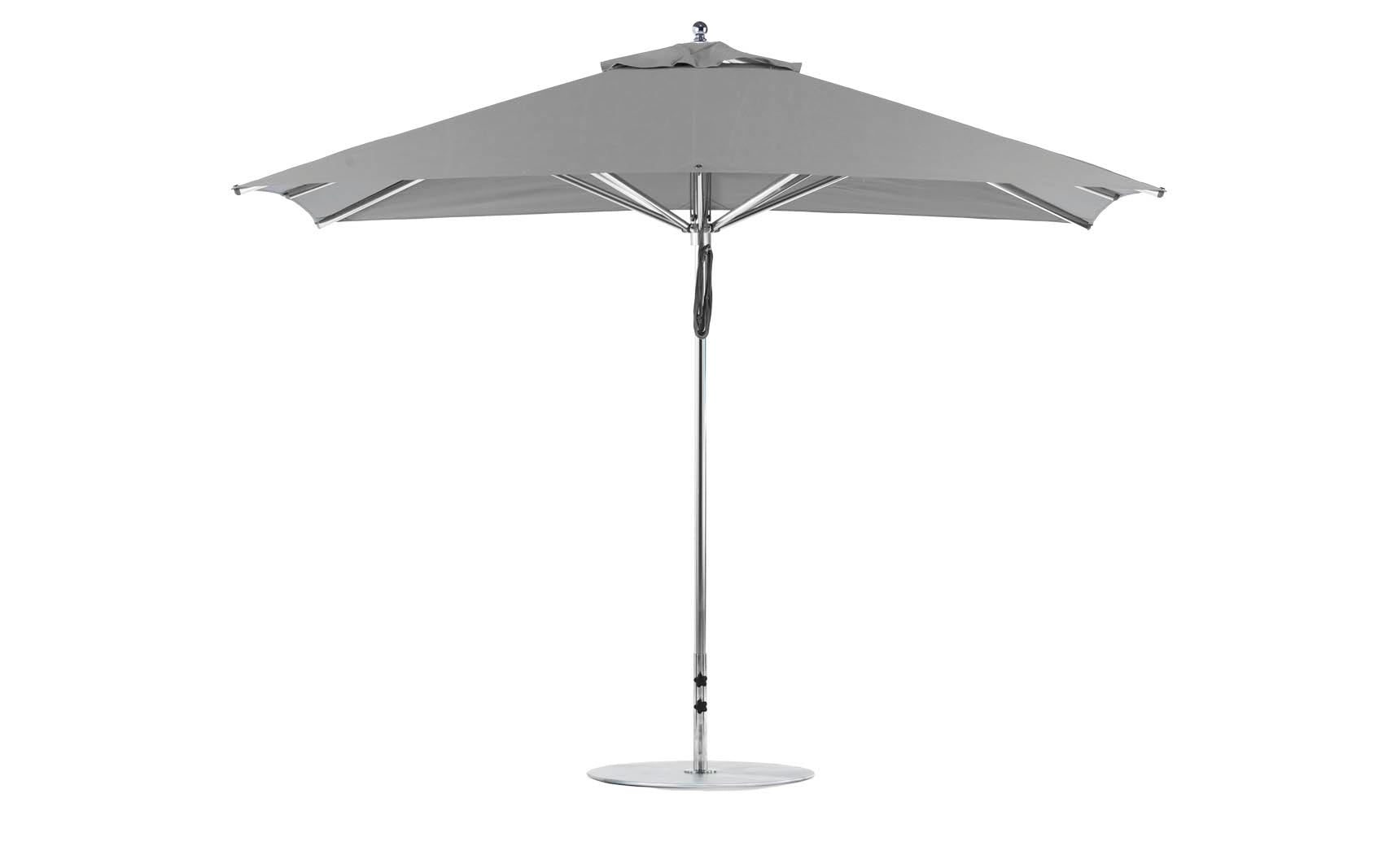 free standing rectangular patio umbrella 8.5' Rectangle Pulley Premier Umbrella