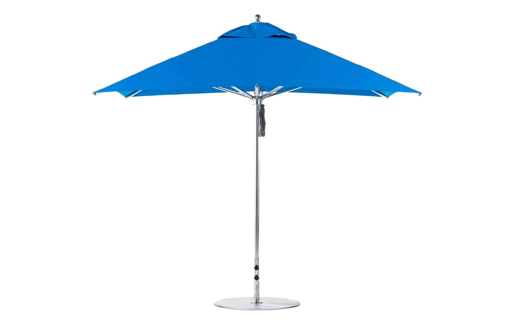 aegean blue rectangular patio umbrella Ledge Lounger Premier Aluminum Umbrella