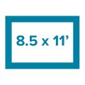 8.5' x 11' Rectangle