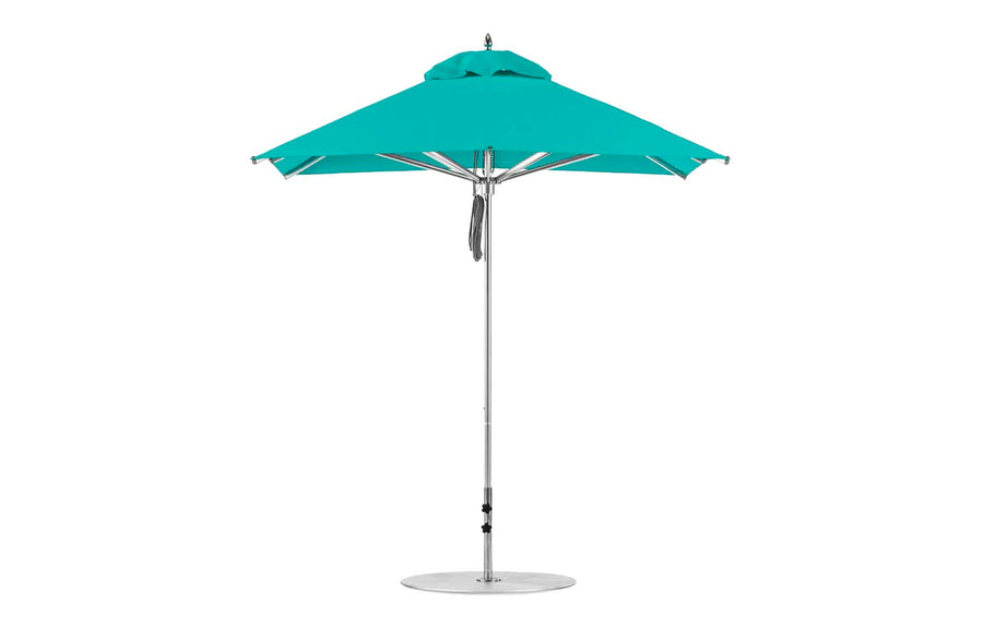Premier Aluminum Umbrella - 7.5' Square Pulley