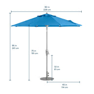 7.5' Octagon Signature 360° Tilt Umbrella