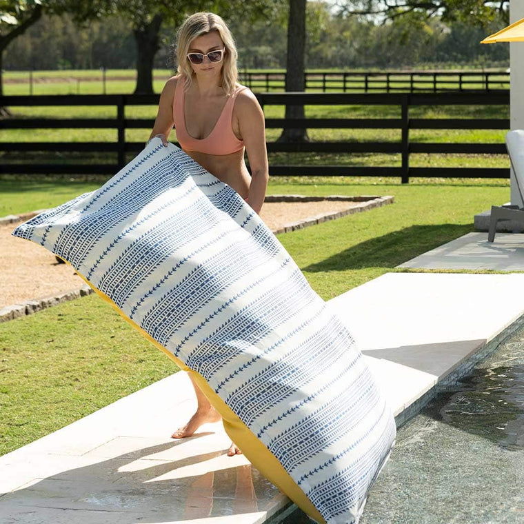 Laze Pillow Floating Pool Pillow Floating Cushion Ledge Lounger
