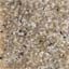 Close-up image of a textured sandy surface with small stones and pebbles scattered throughout. The sand appears coarse, with various shades of beige and gray, creating a natural, rugged look. color swatch